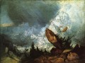 La caída de una avalancha en los Grisones Romantic Turner